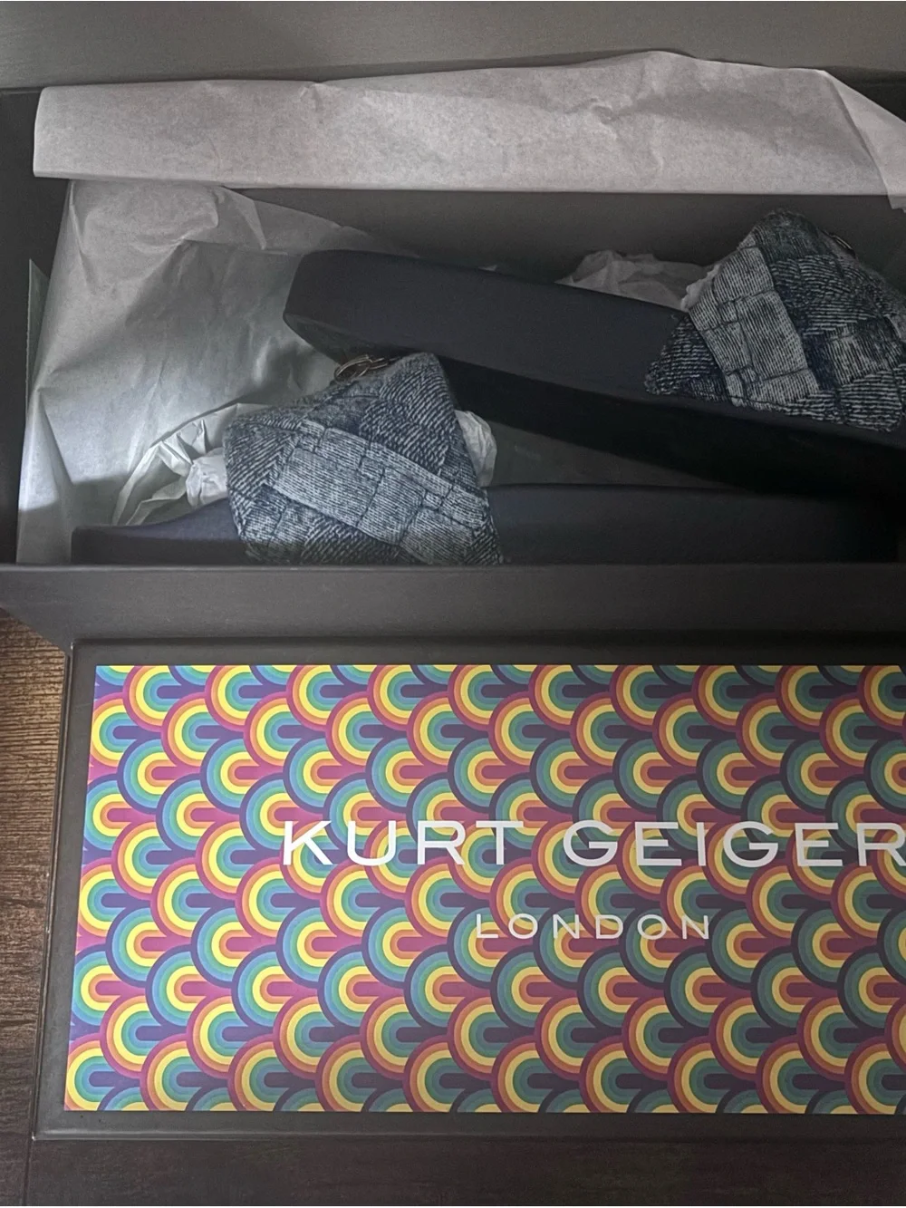 Kurt Geiger Demin sandals